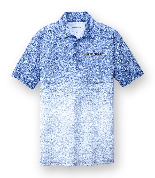 Picture of ST671 - Sport-Tek Ombre Heather Polo
