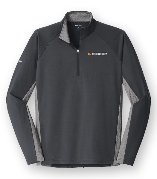 Picture of ST854 - Sport-Tek Stretch Contrast 1/2 Zip 