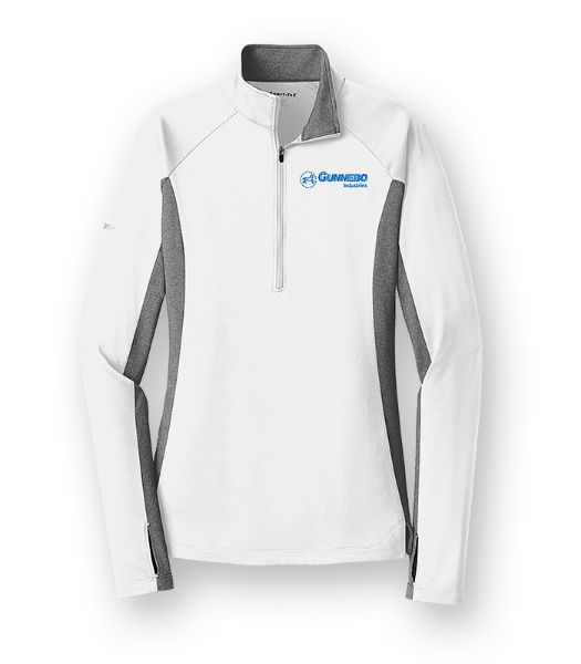 Picture of LST854 - Ladies Sport-Tek Contrast 1/2 Zip